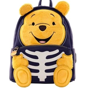 Loungefly Winnie the Pooh Skeleton mini backpack